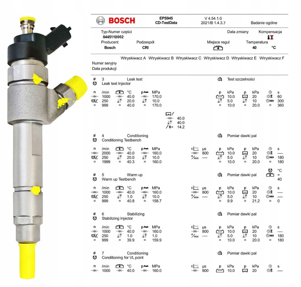 INJECTOR INJECTOR ALFA ROMEO 156 166 1.9 2.4 JTD Product image